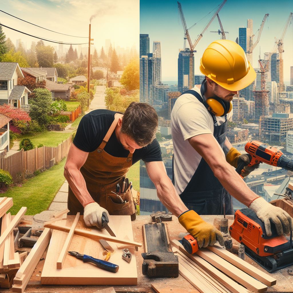 Key Differences: Residential vs. Commercial Carpentry