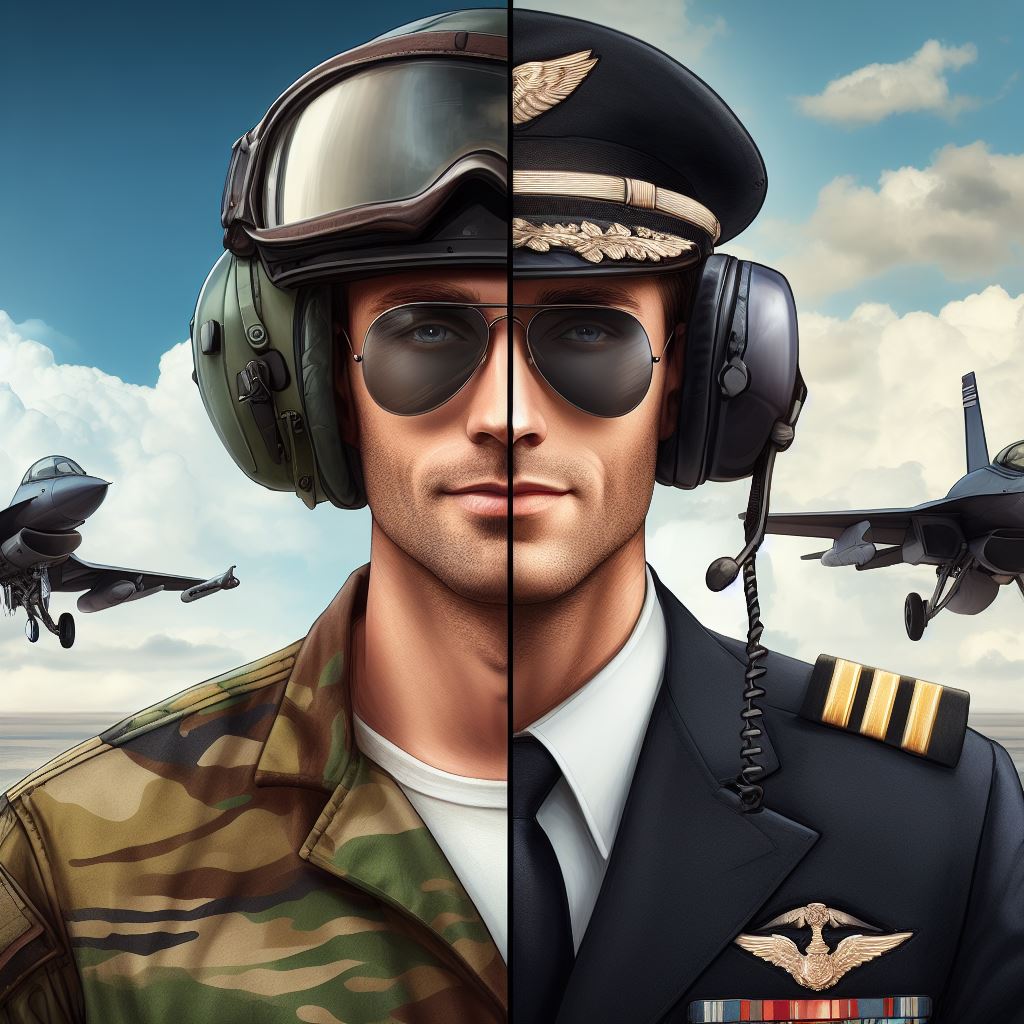 Military vs. Civilian Pilot Careers: Pros and Cons