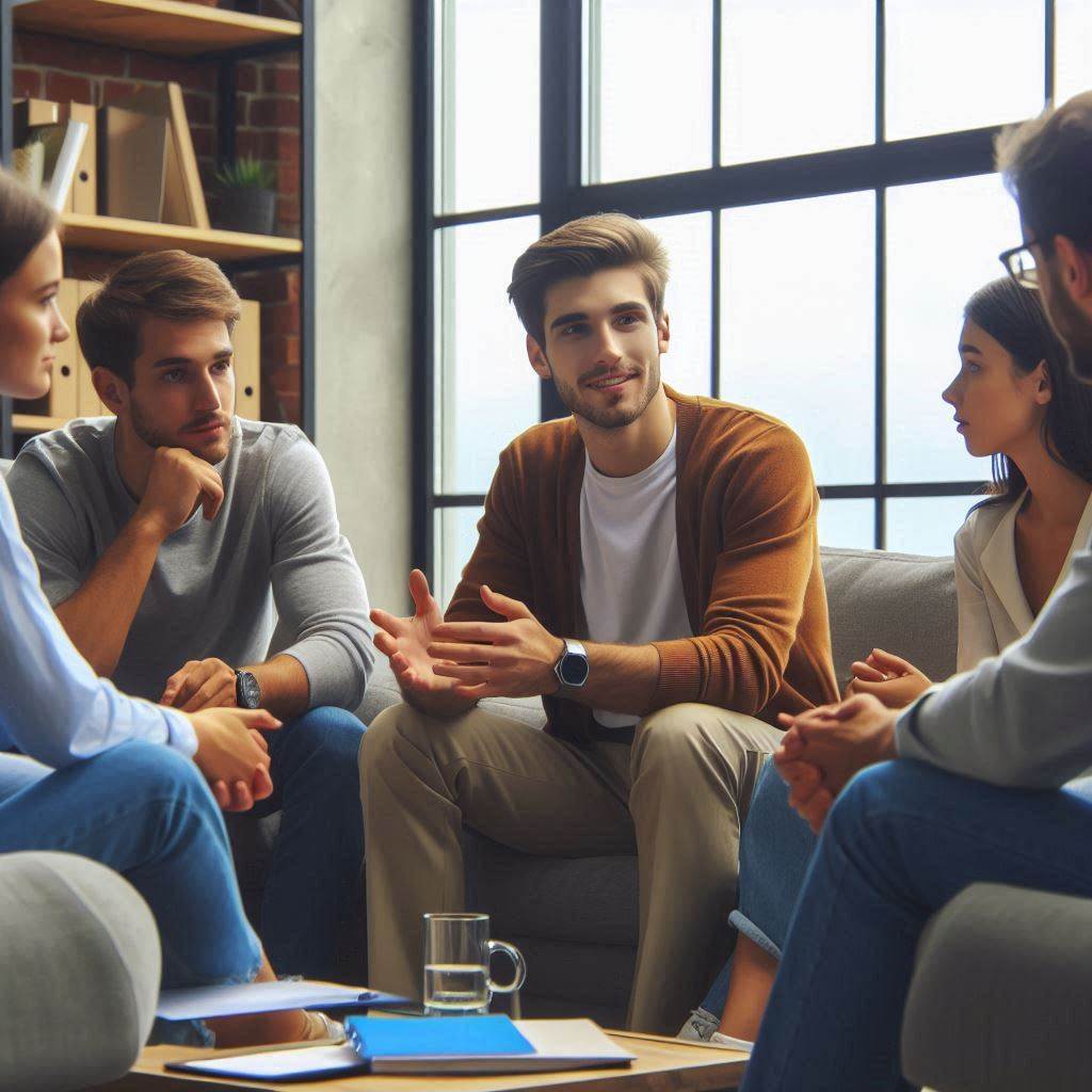 Group Therapy Sessions with Mental Health Counselors