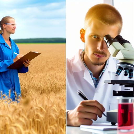Fieldwork vs. Lab Work for Agricultural Technicians