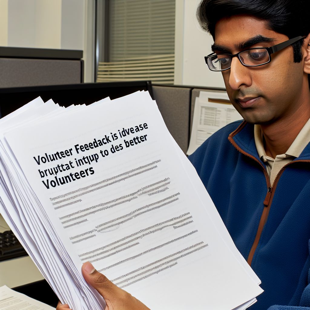 Leveraging Volunteer Feedback for Program Improvement