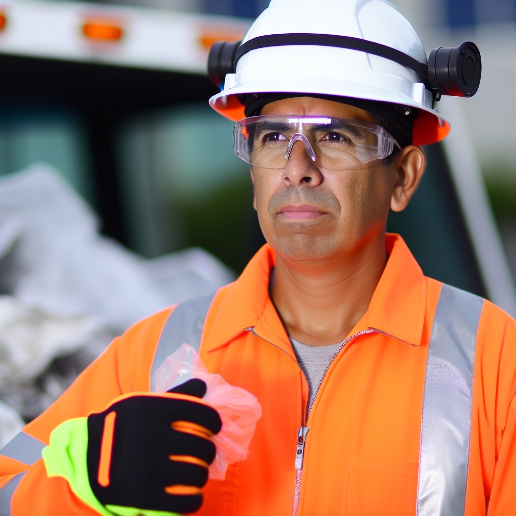 Waste Management Worker Tools and Safety Gear