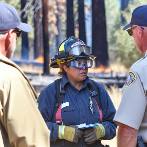 Wildland Firefighter Coordination with Local Authorities