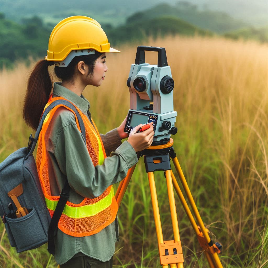 Work Environment of Surveying and Mapping Technicians