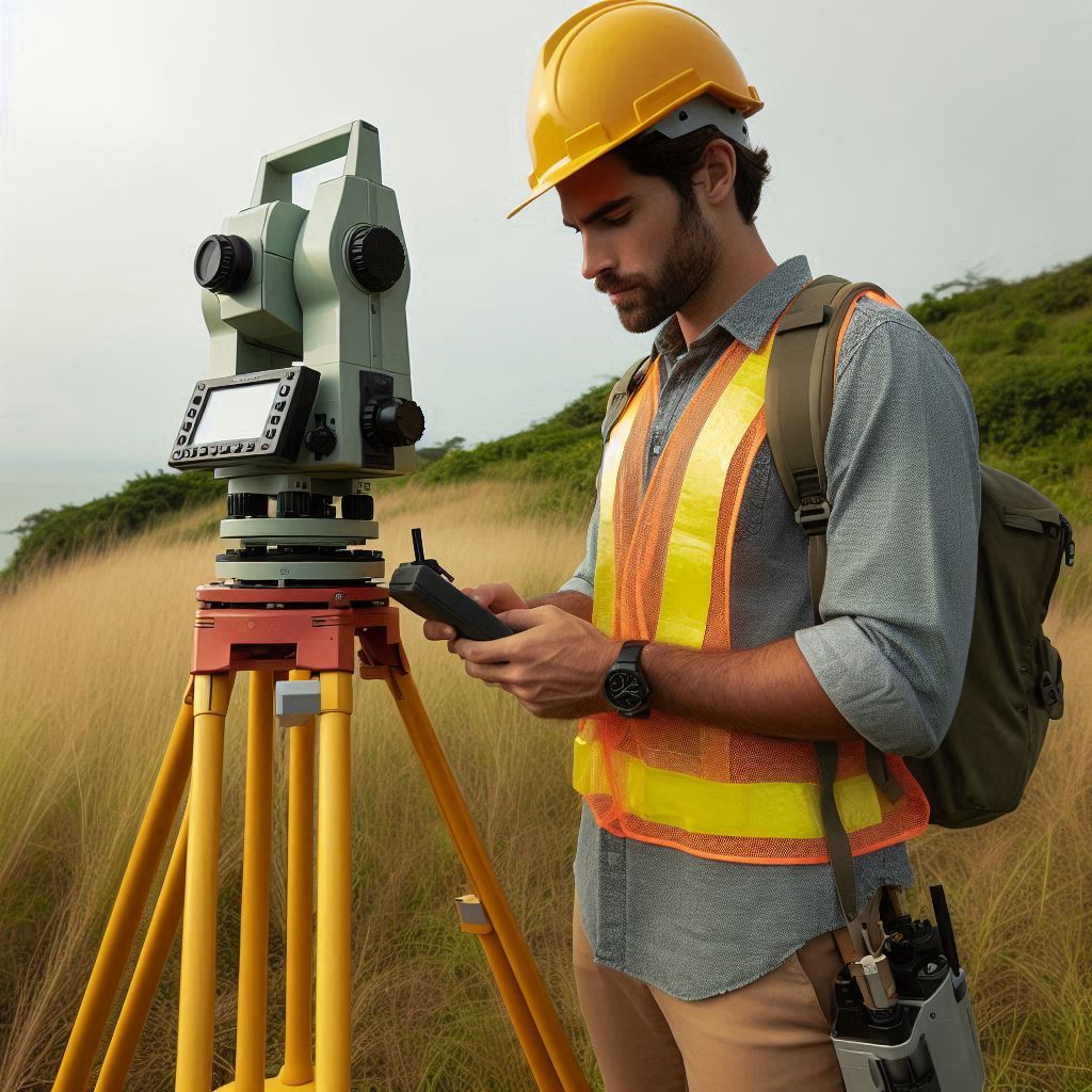 Work Environment of Surveying and Mapping Technicians