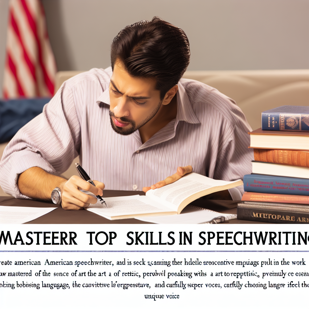 Top Skills Every Aspiring Speechwriter Should Master