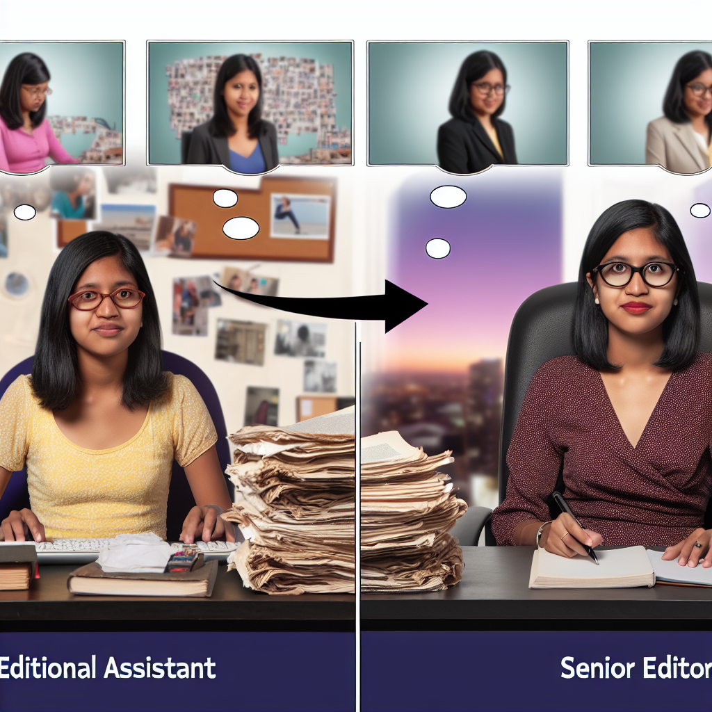 Career Growth: Editorial Assistant to Senior Editor Path