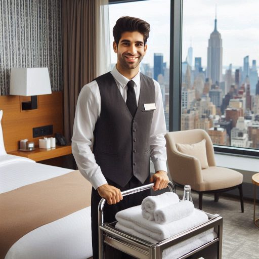 Day in the Life of a Hotel Room Attendant